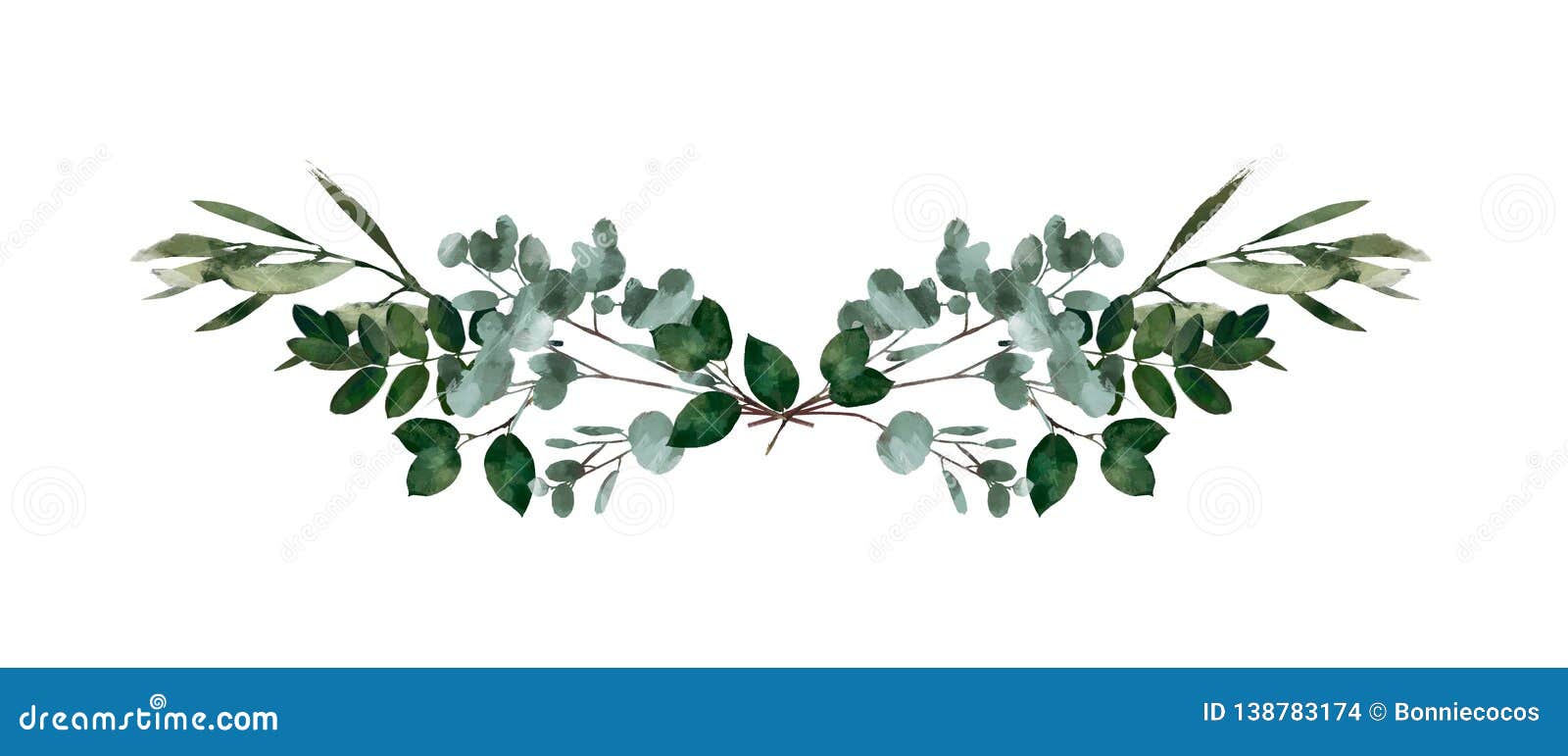 Borders PNG Greenery Arrangements Watercolor Greenery Frames Bright Foliage Free Commercial Use Green Leaves Branches Clip Art