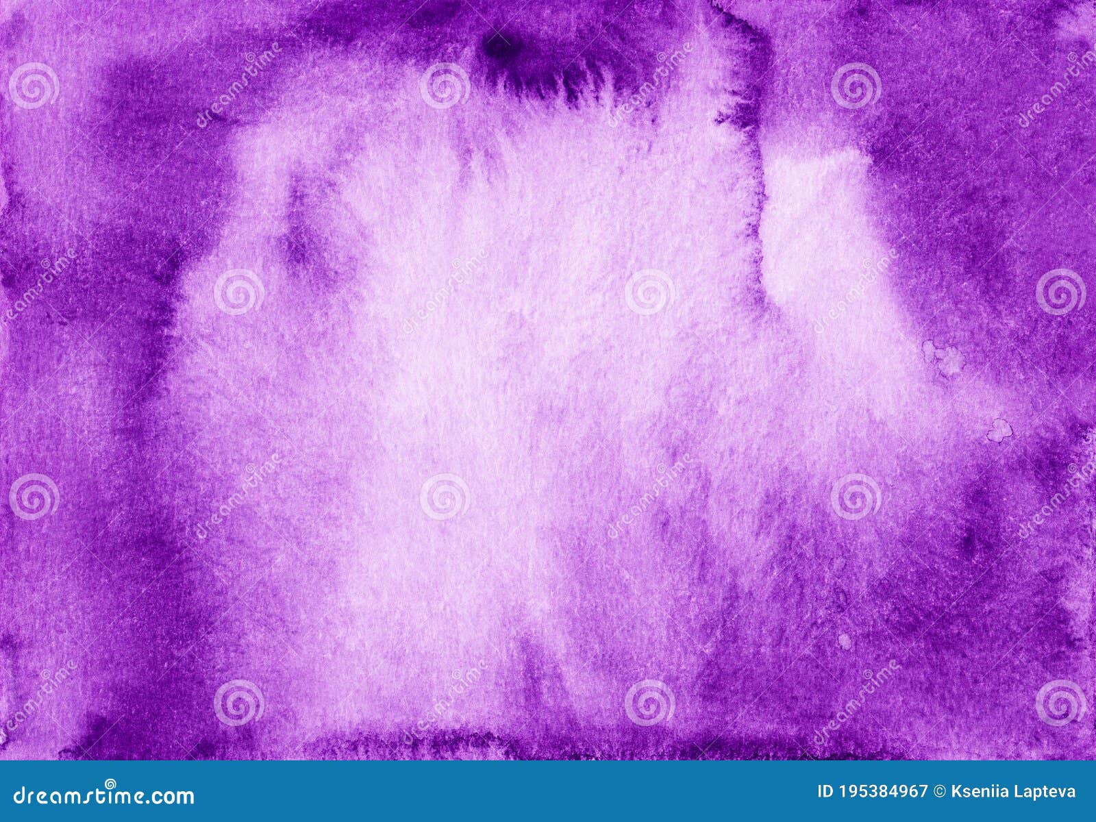 Watercolor Old Deep Purple and White Background Texture with Space for ...