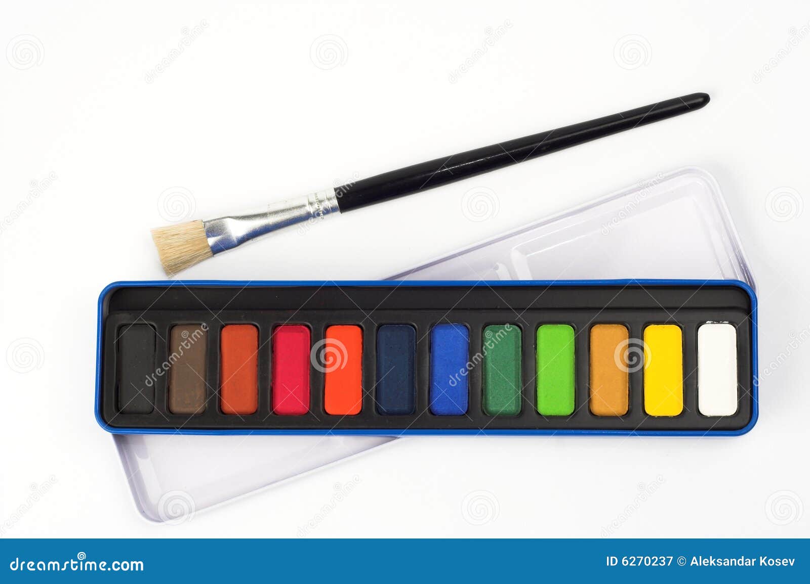 Watercolor paint stock image. Image of concept, acrylic - 6270237
