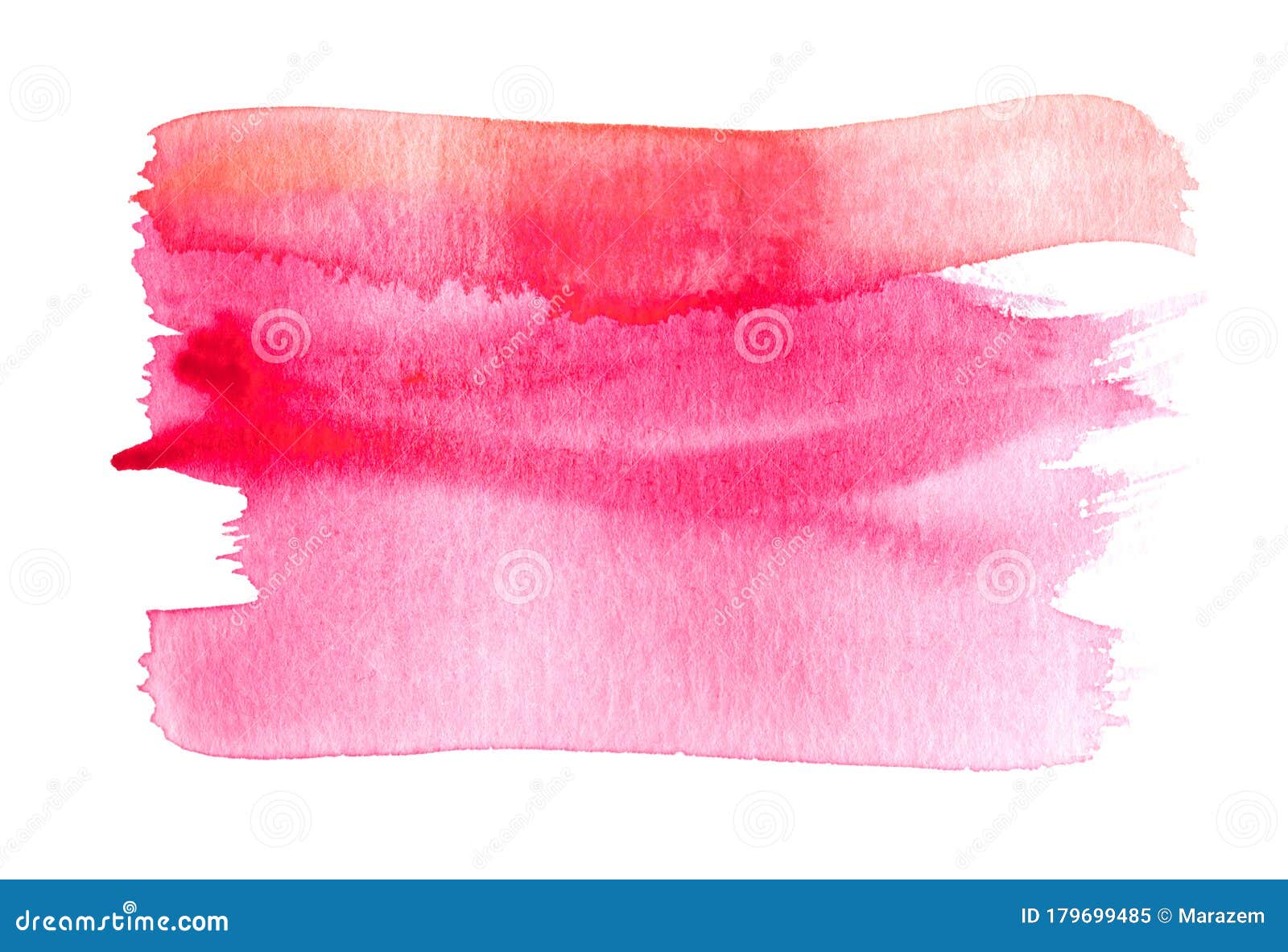 Watercolor Paint on White Background Stock Image Image of decorative, pink 179699485