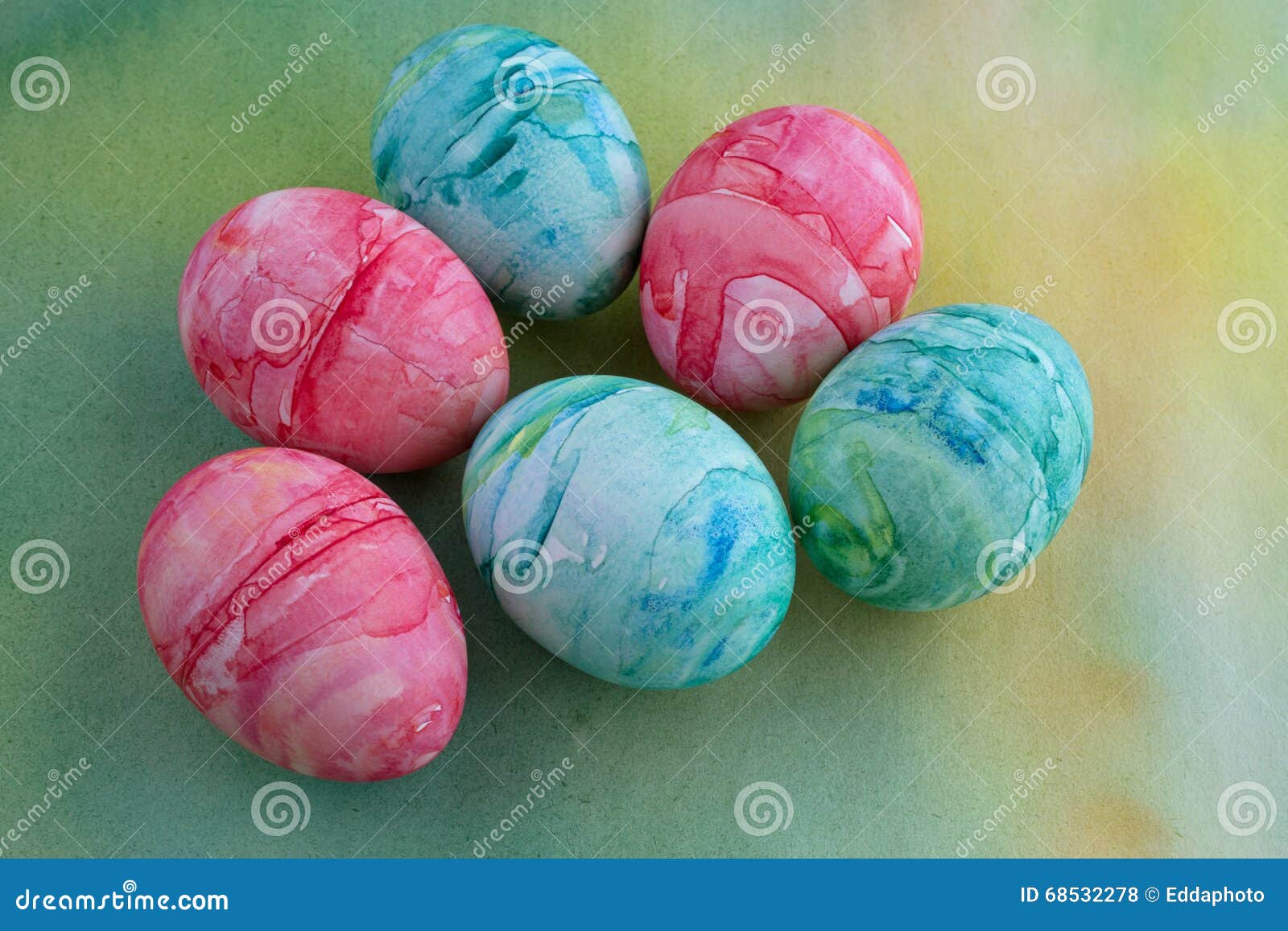 Watercolor Painted Easter Eggs Stock Photo Image of food, watercolor 68532278