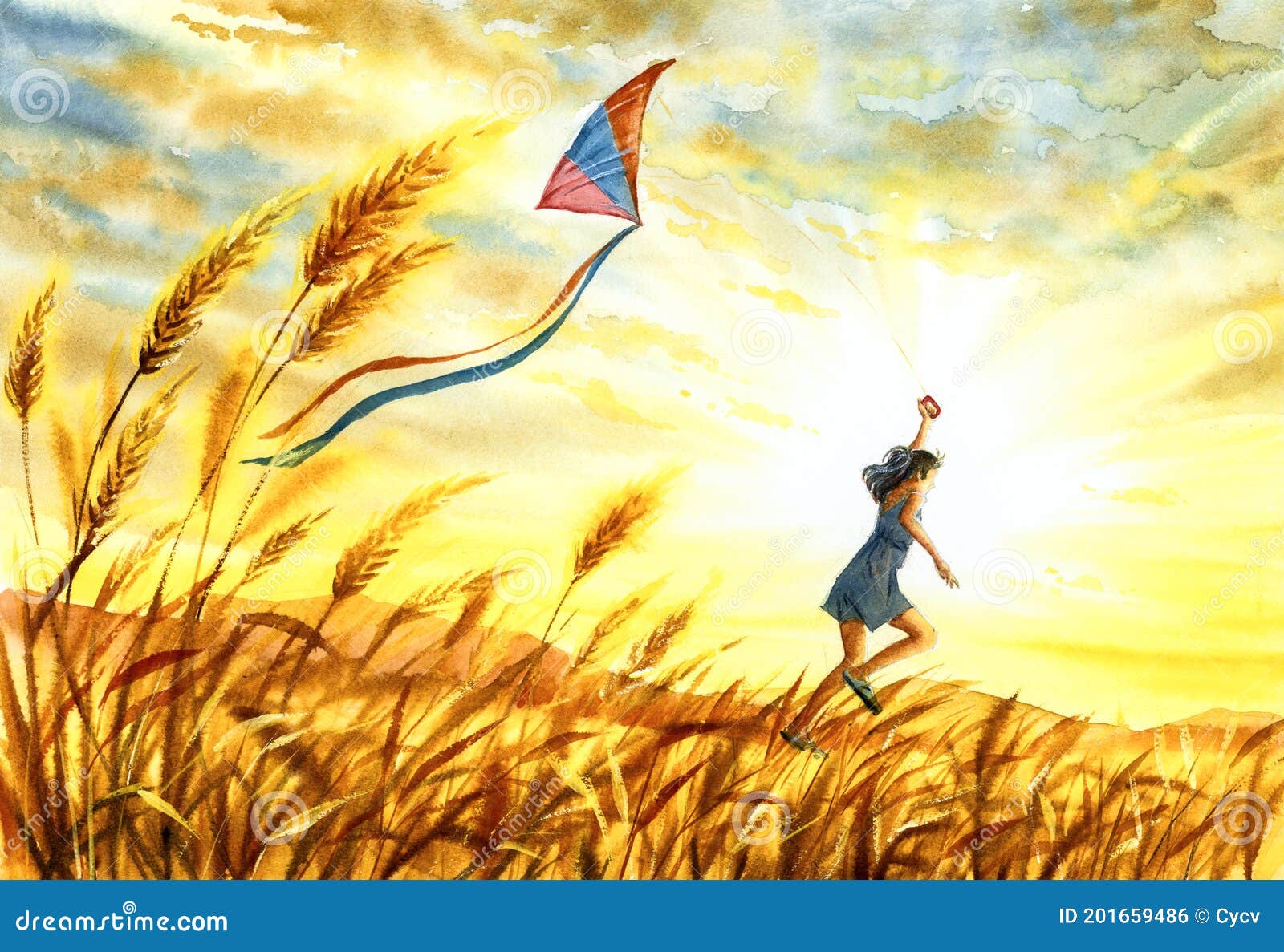 1000 Kite Flying Drawing Stock Photos Pictures  RoyaltyFree Images   iStock