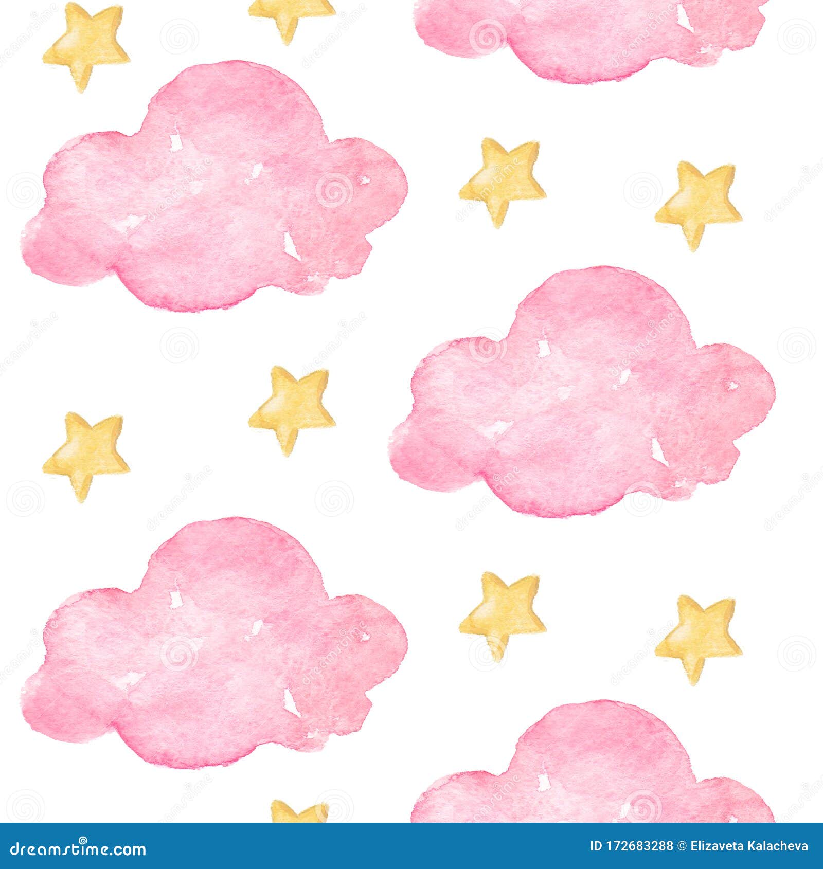 Pink Background With Clouds gambar ke 20