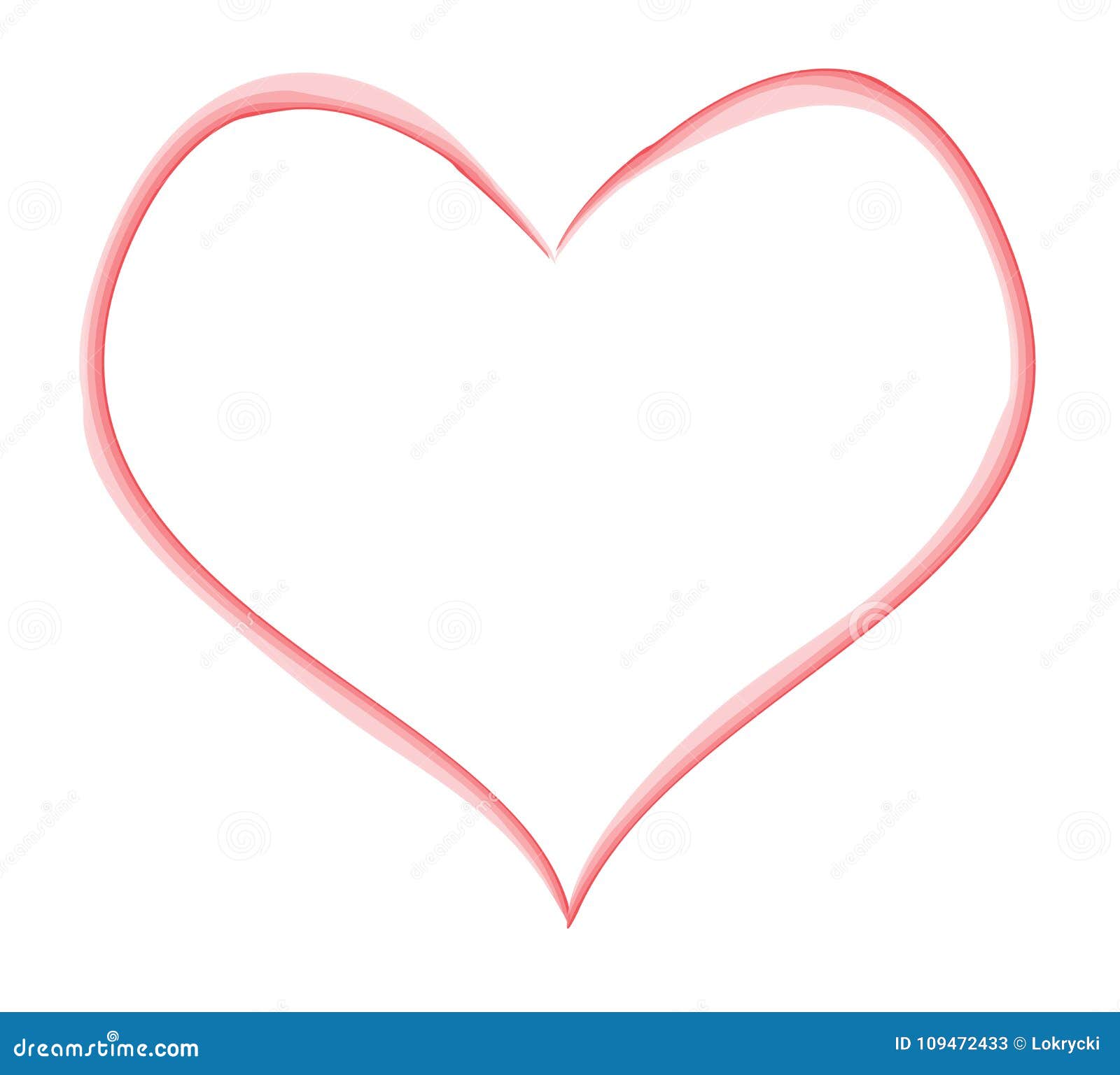 Download Watercolor Red Heart - Vector Illustration Stock Vector ...