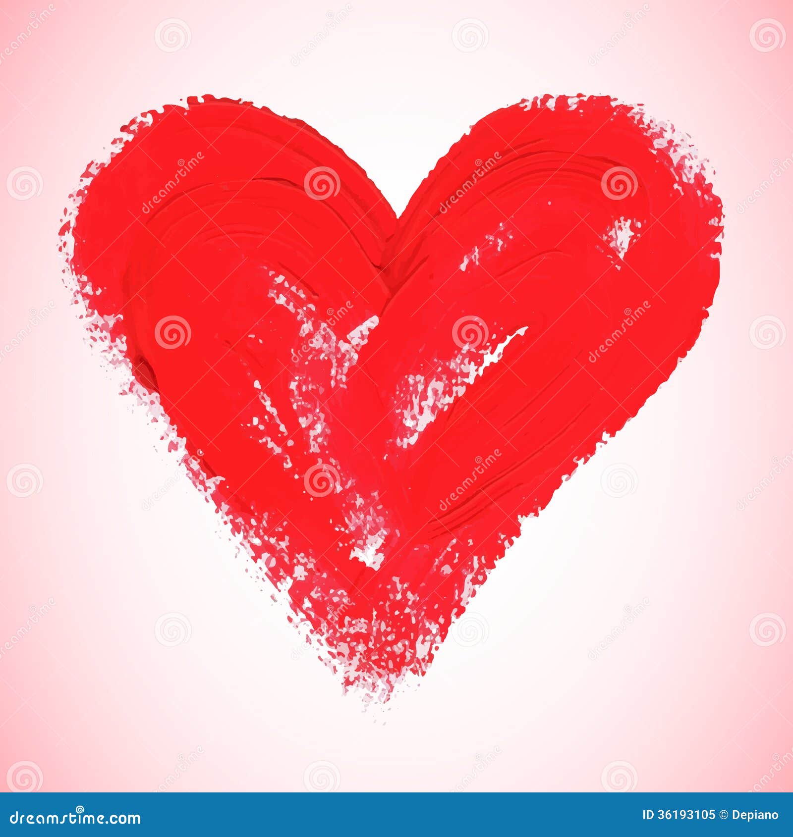 Download Watercolor Red Heart, Vector Illustration Stock Vector ...