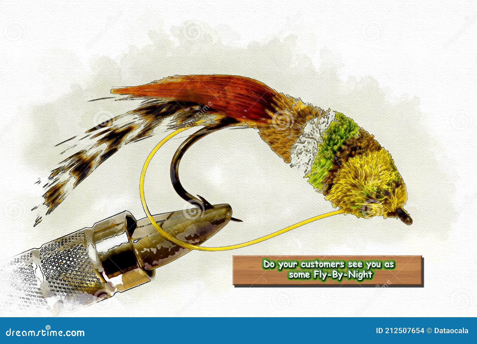 Watercolor Fly Fishing Stock Illustrations – 123 Watercolor Fly