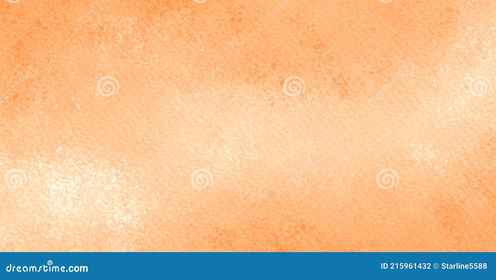 Watercolor Texture Background in Pastel Orange Color Stock Vector