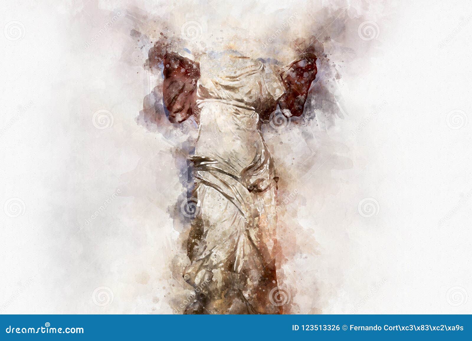 winged victory painting