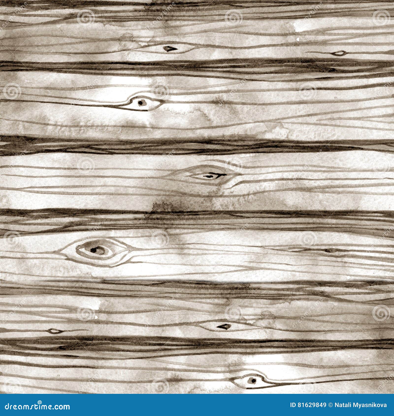 Watercolor Wood Texture Background Hand Drawn Illustration Stock Illustration Illustration Of Background Knotted
