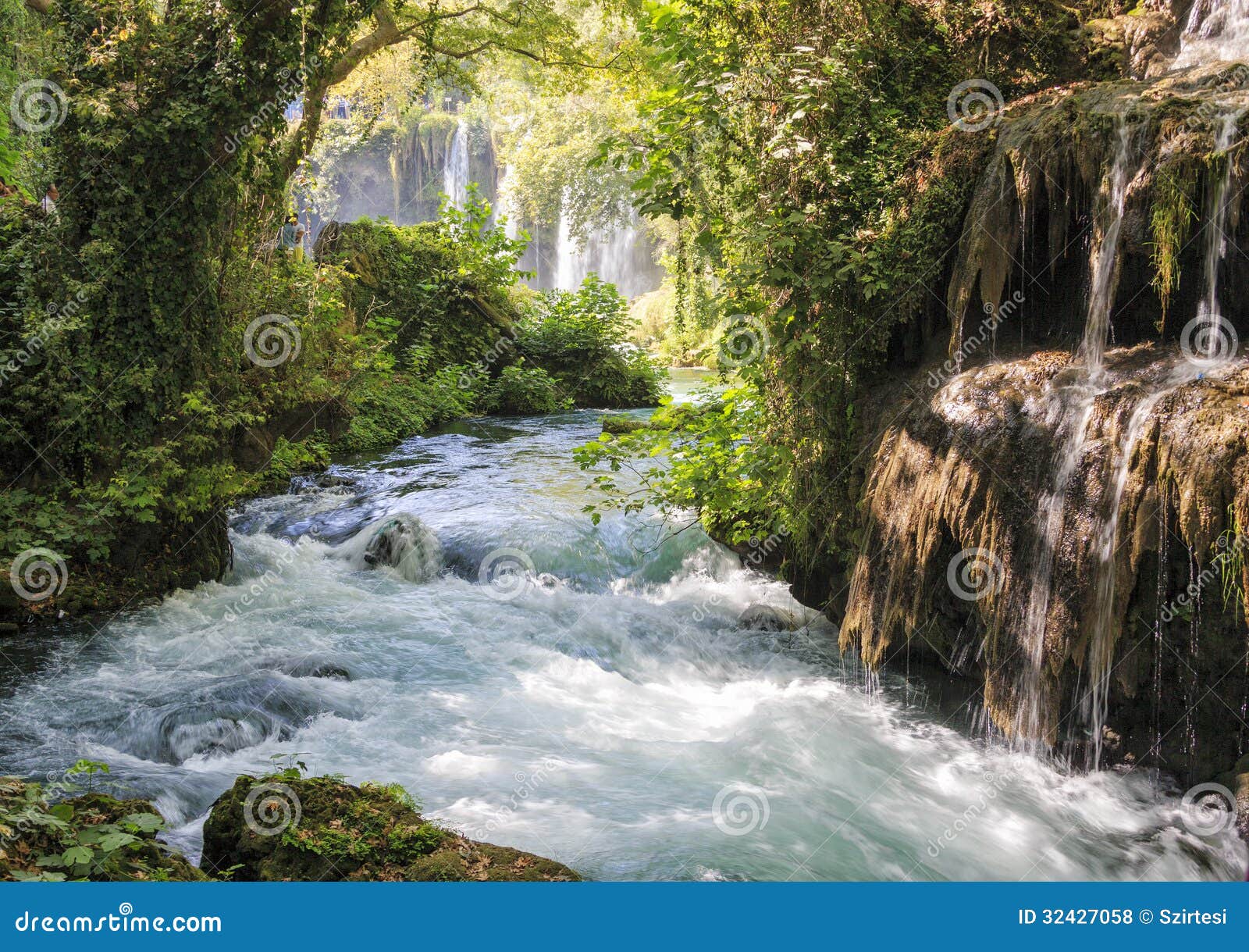 waterfall in antalya