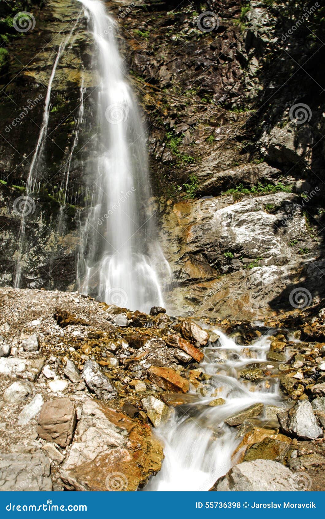 Beautiful SUTOVSKY waterfall at Slovakia