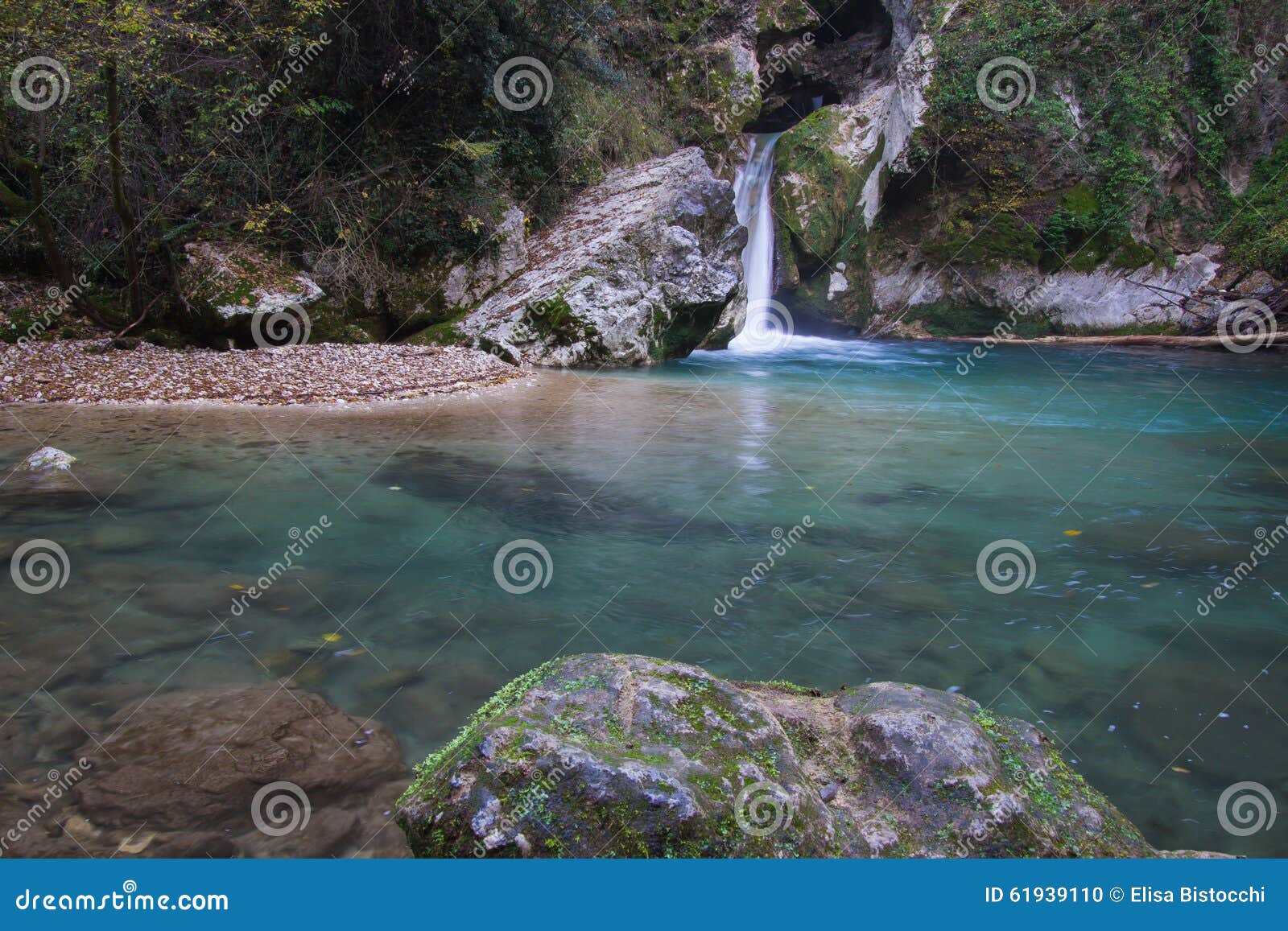 Italy, Lazio, Subiaco, path to the lake and waterfalls of San Benedetto  Stock Photo - Alamy