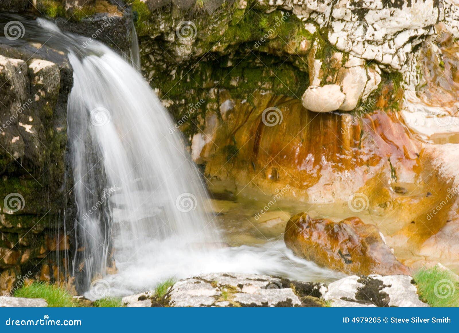 Waterfall and erosion stock image. Image of kingdom, waterfall 4979205