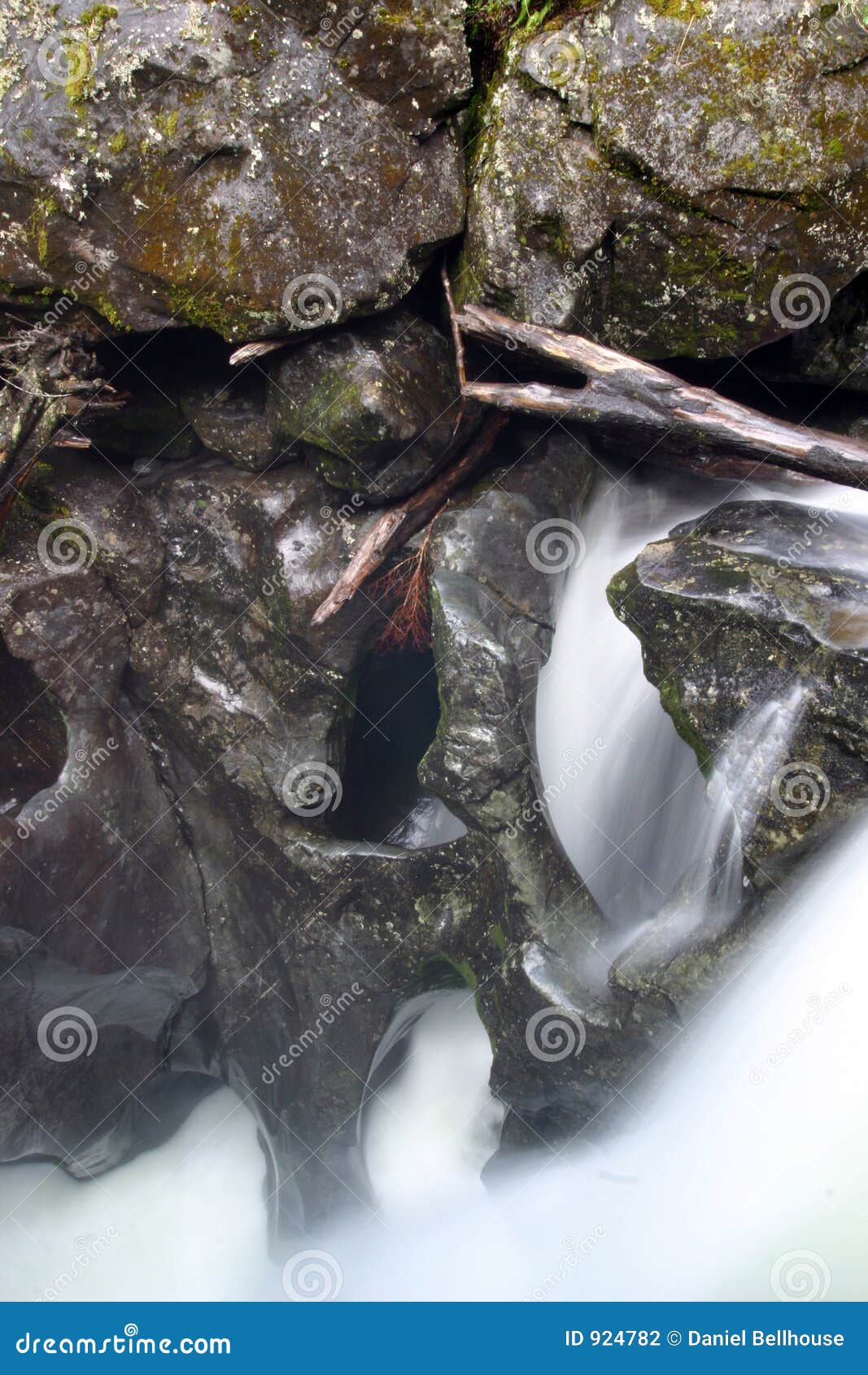 Waterfall Erosion stock photo. Image of dripping, moss 924782