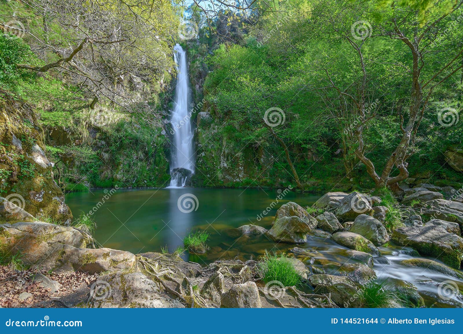 waterfall in galicia