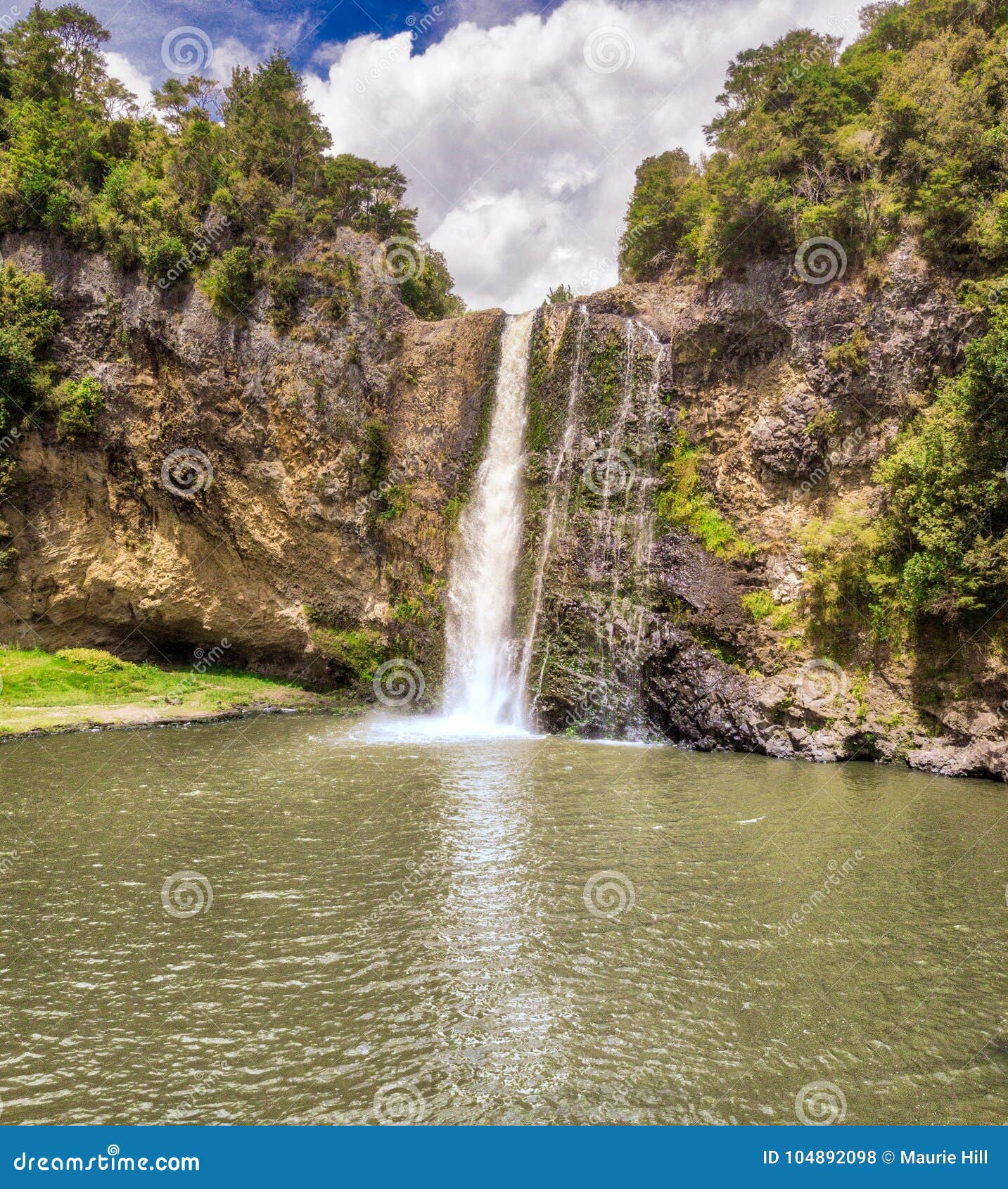 waterfall - hunua, new zealand