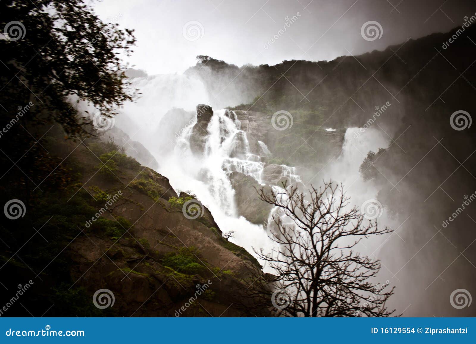 waterfall in karnataka (india)