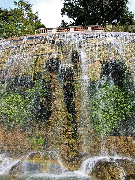 Waterfall in Nice, France stock image. Image of nature 12598241