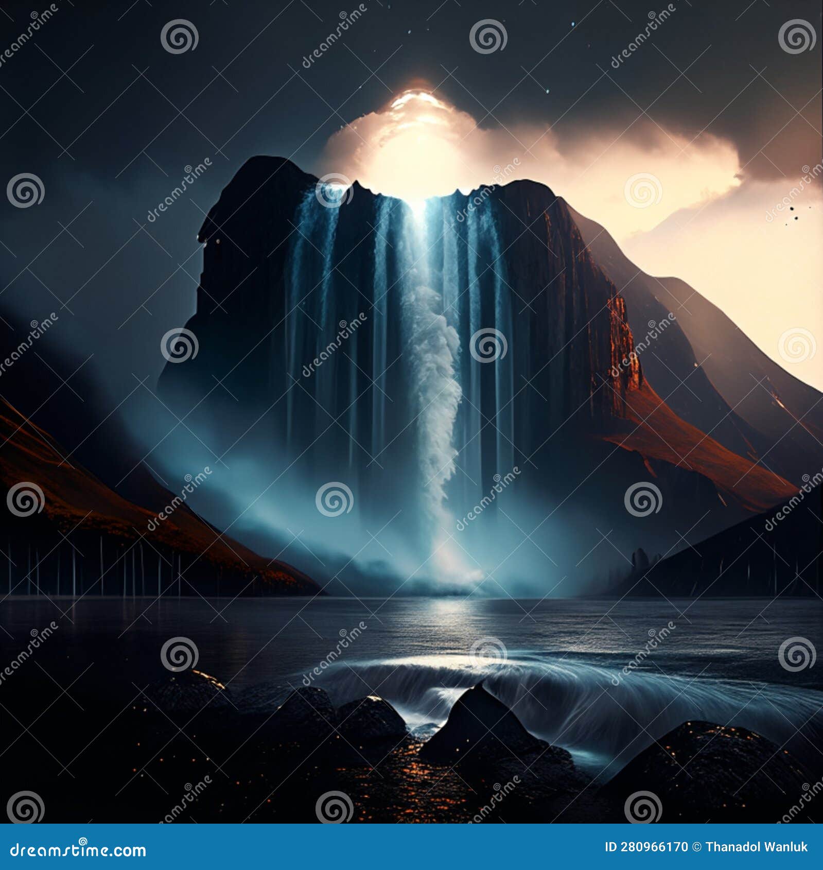 60 Feet In Meters The Waterfall Plunges from a Height of Approximately 60 Meters (197 Feet) Stock Illustration - Illustration of width, water: 280966170