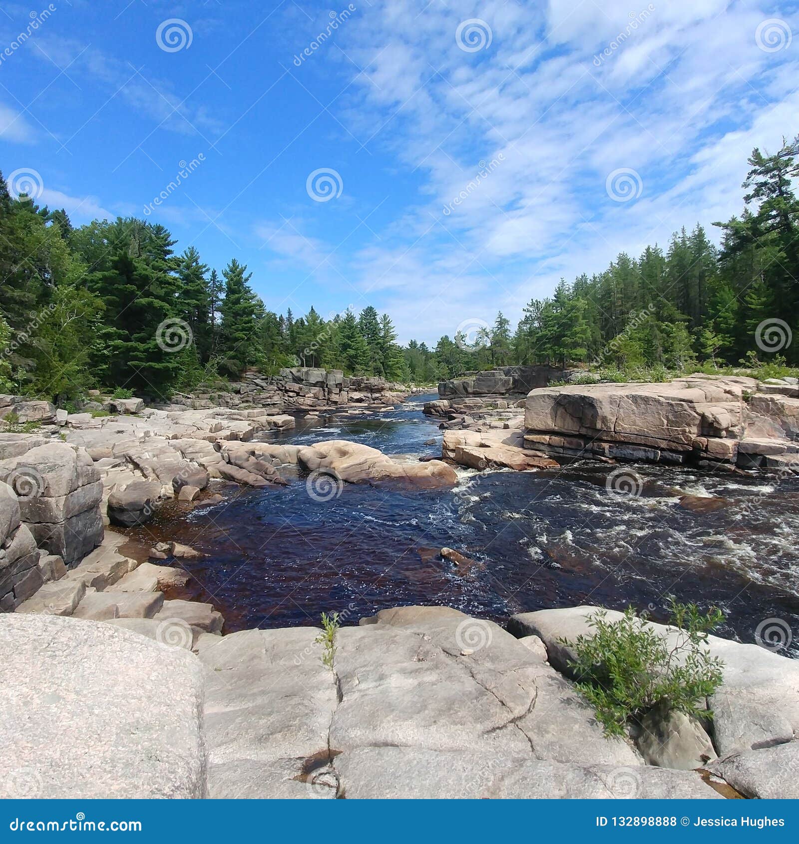 Pabineau falls stock photo. Image of clouds, blue, pabineau 132898888