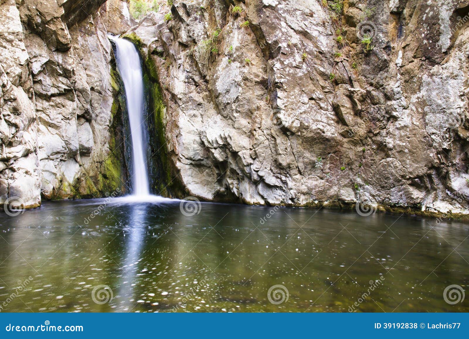 Waterfall, Sicily stock photo. Image of exposure, mountains 39192838