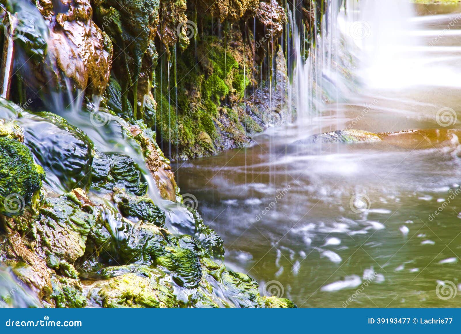 Waterfall, Sicily stock image. Image of erosion, river 39193477