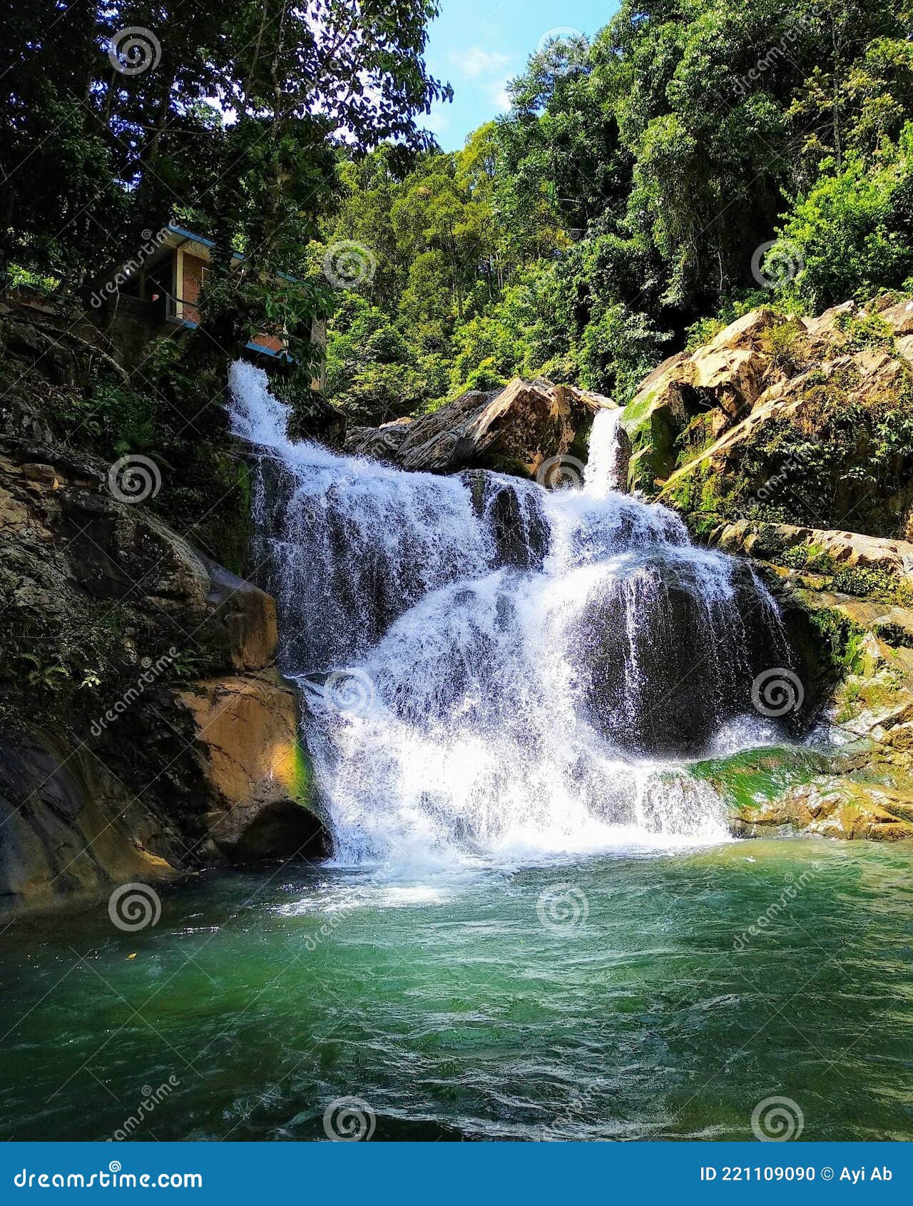 waterfalls in aceh besar, indonesia