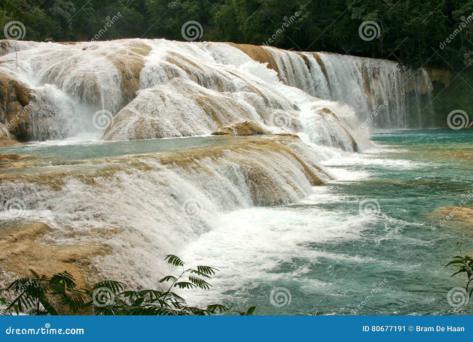 waterfalls cataratas de agua azul mexico