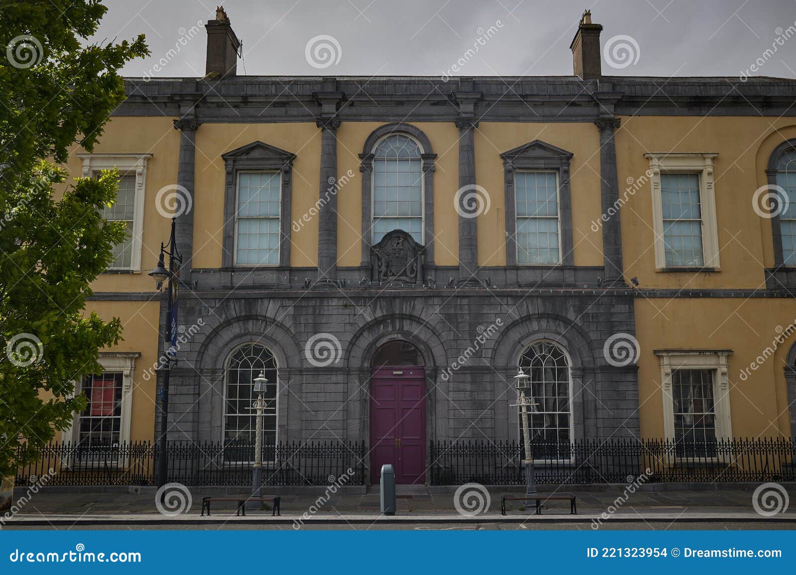 WATERFORD IRELAND MAY 212021 Front View of Waterford City Hall