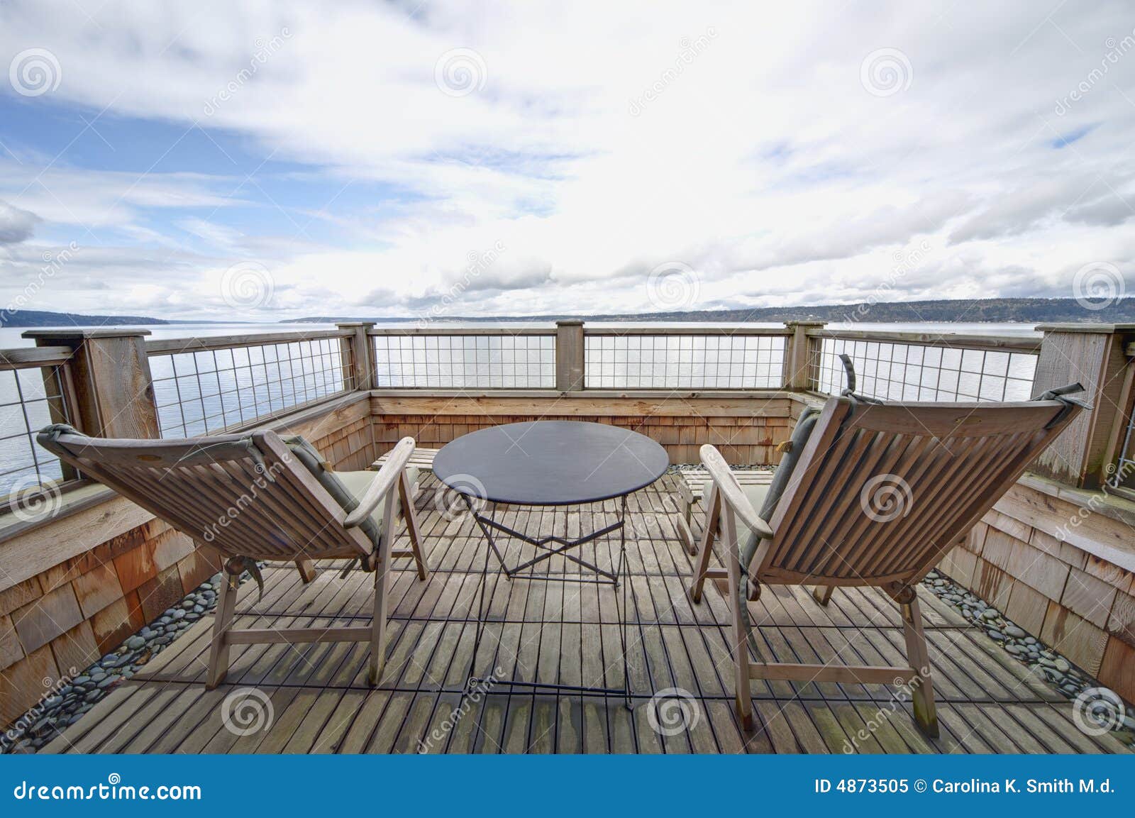 waterfront balcony on whidbey island, wa