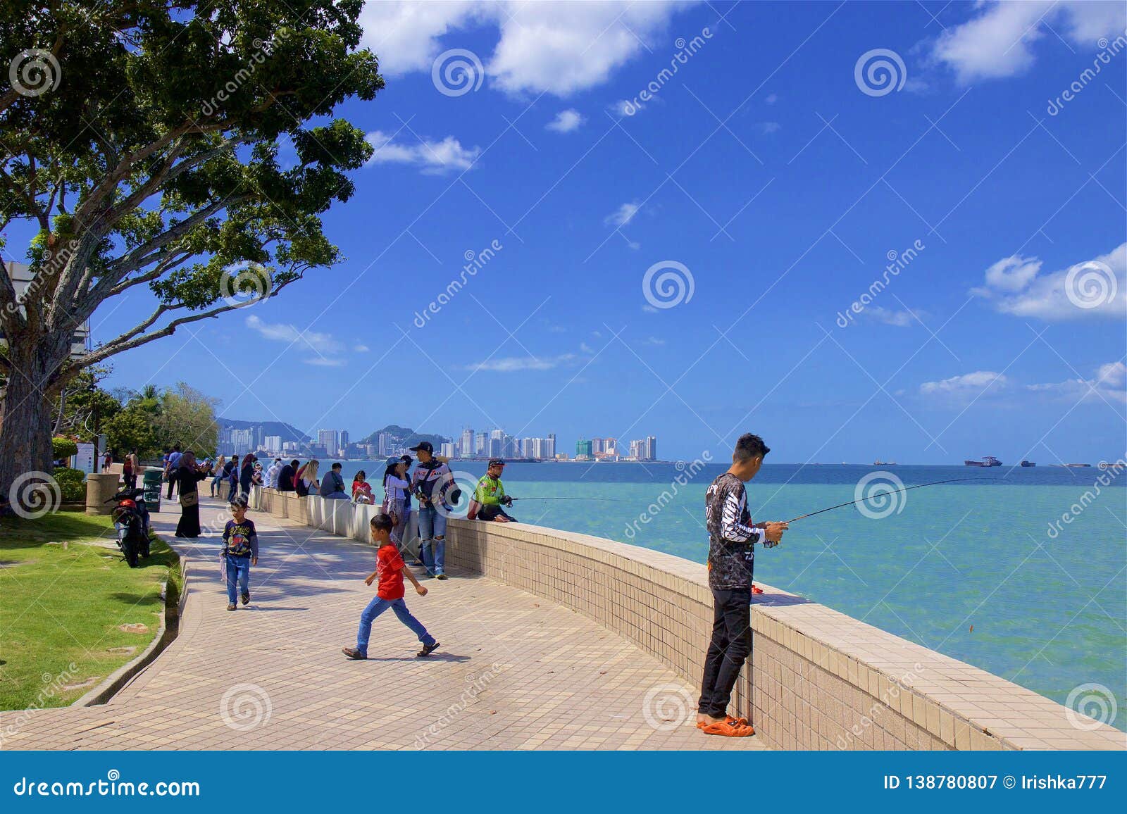 Waterfront of Penang Editorial Photography Image of