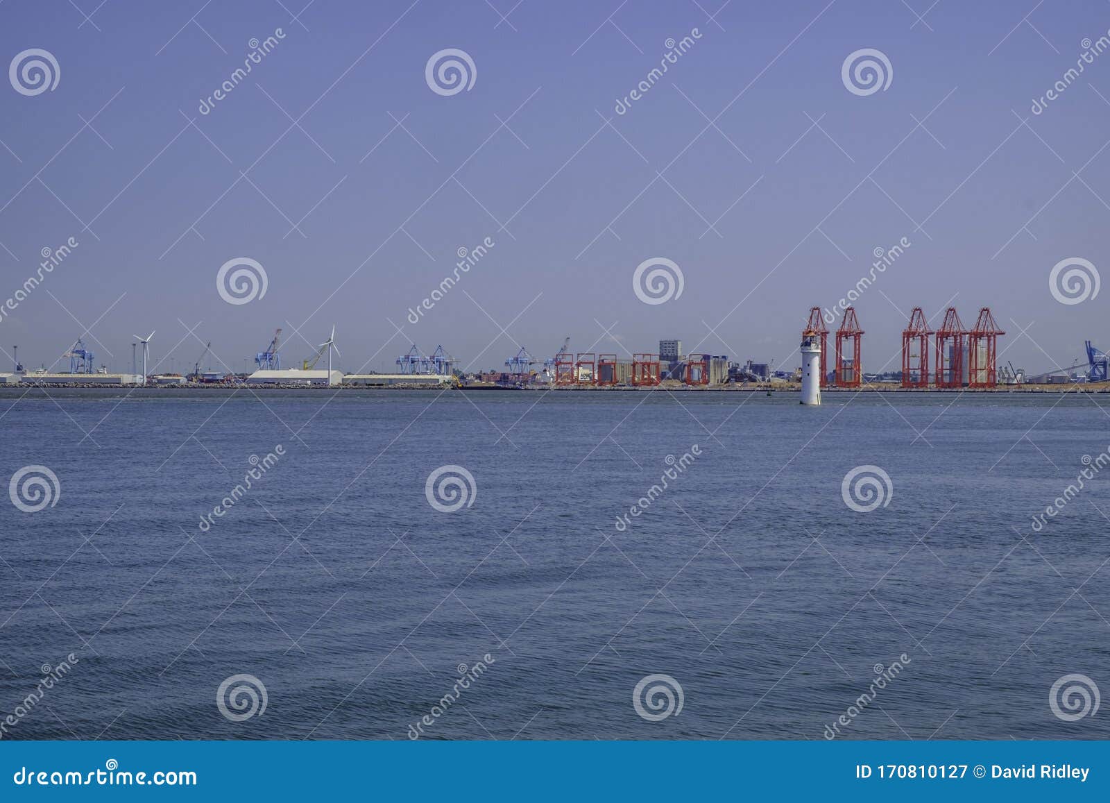 Waterfront at High Tide New Brighton UK Editorial Photography Image