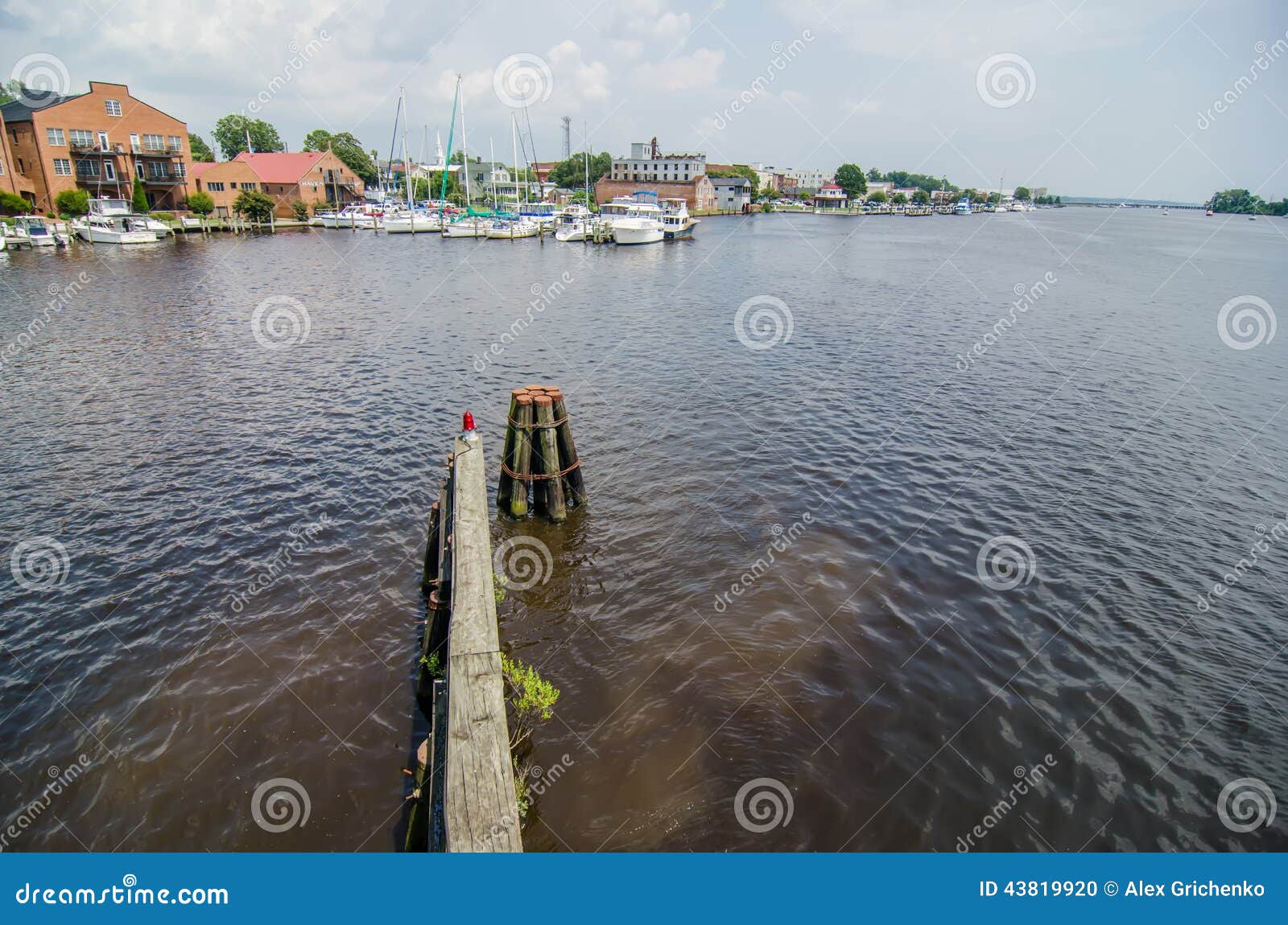 Waterfront Scenes in Washington North Carolina Stock Photo Image of