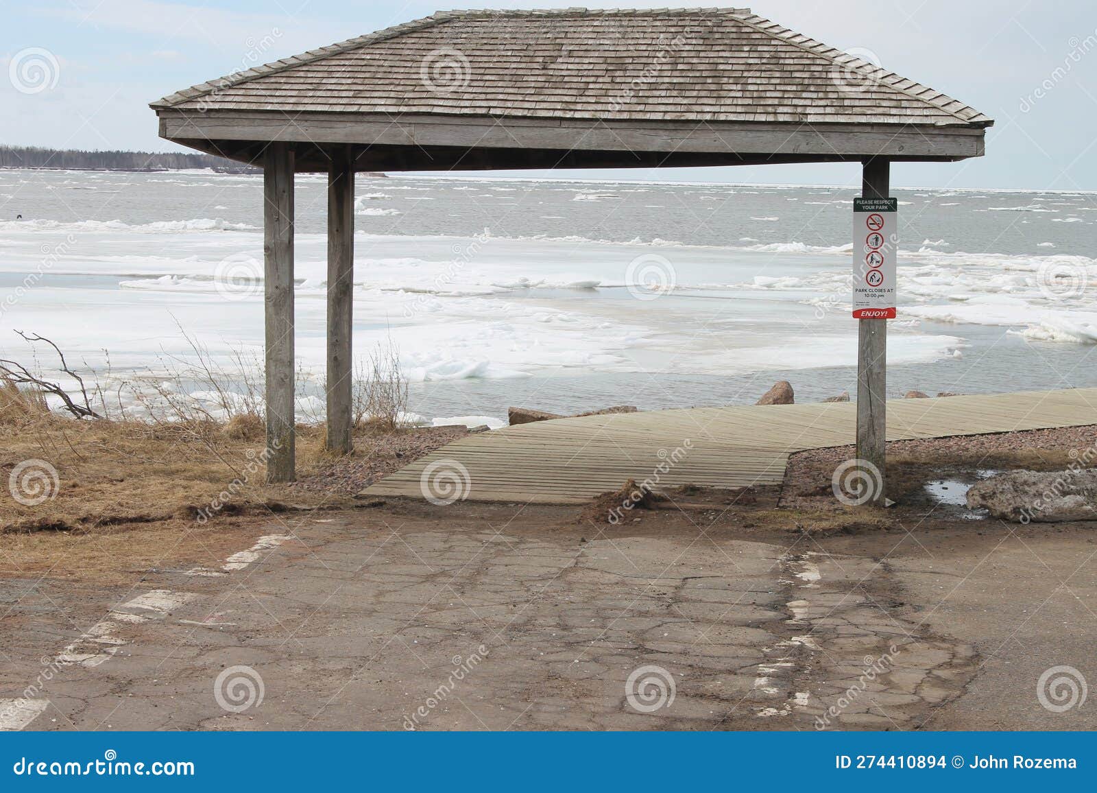 Waterfront in Summerside Prince Edward Island Canada Stock Photo