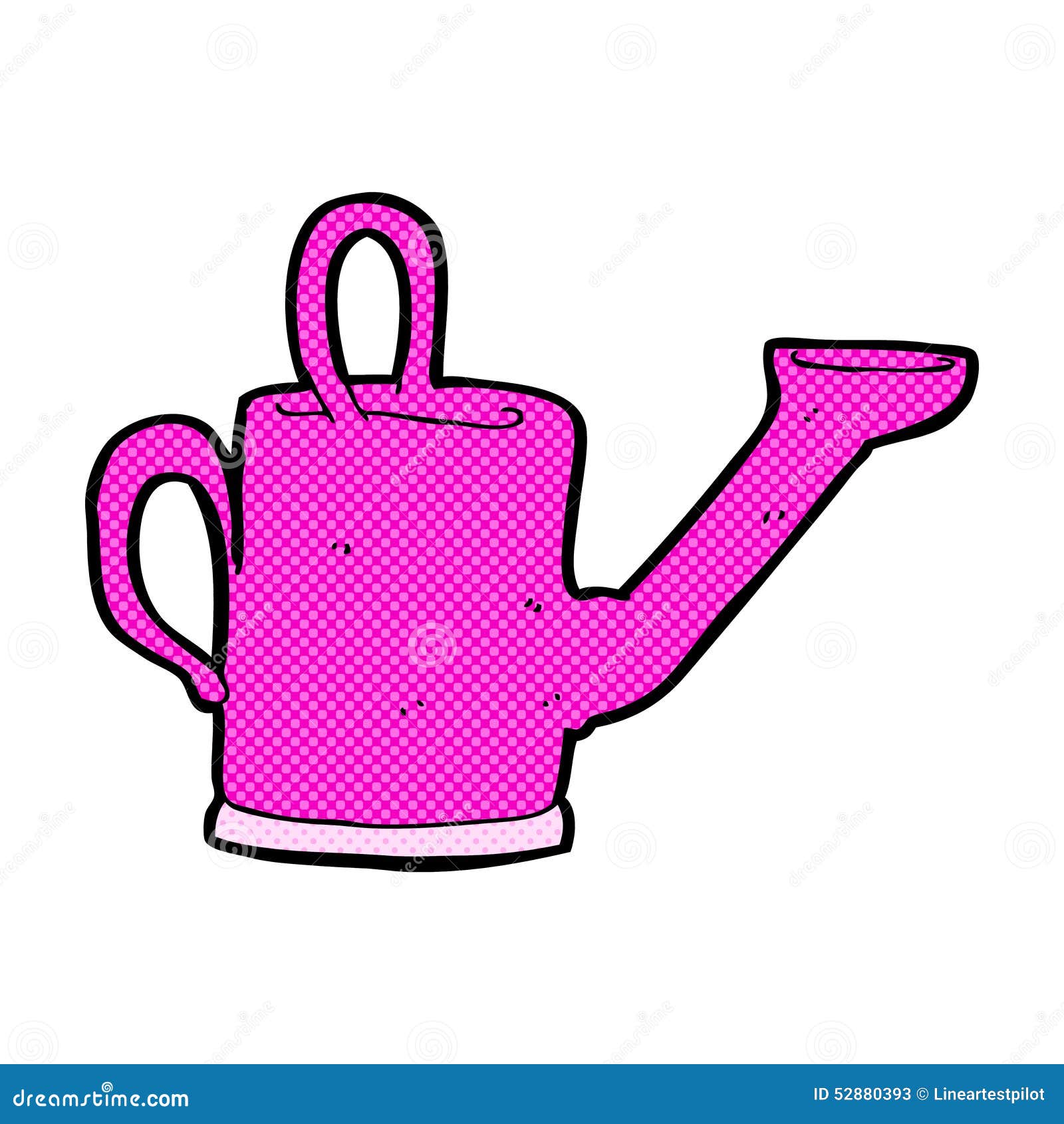 Watering can comic cartoon stock illustration. Illustration of funny