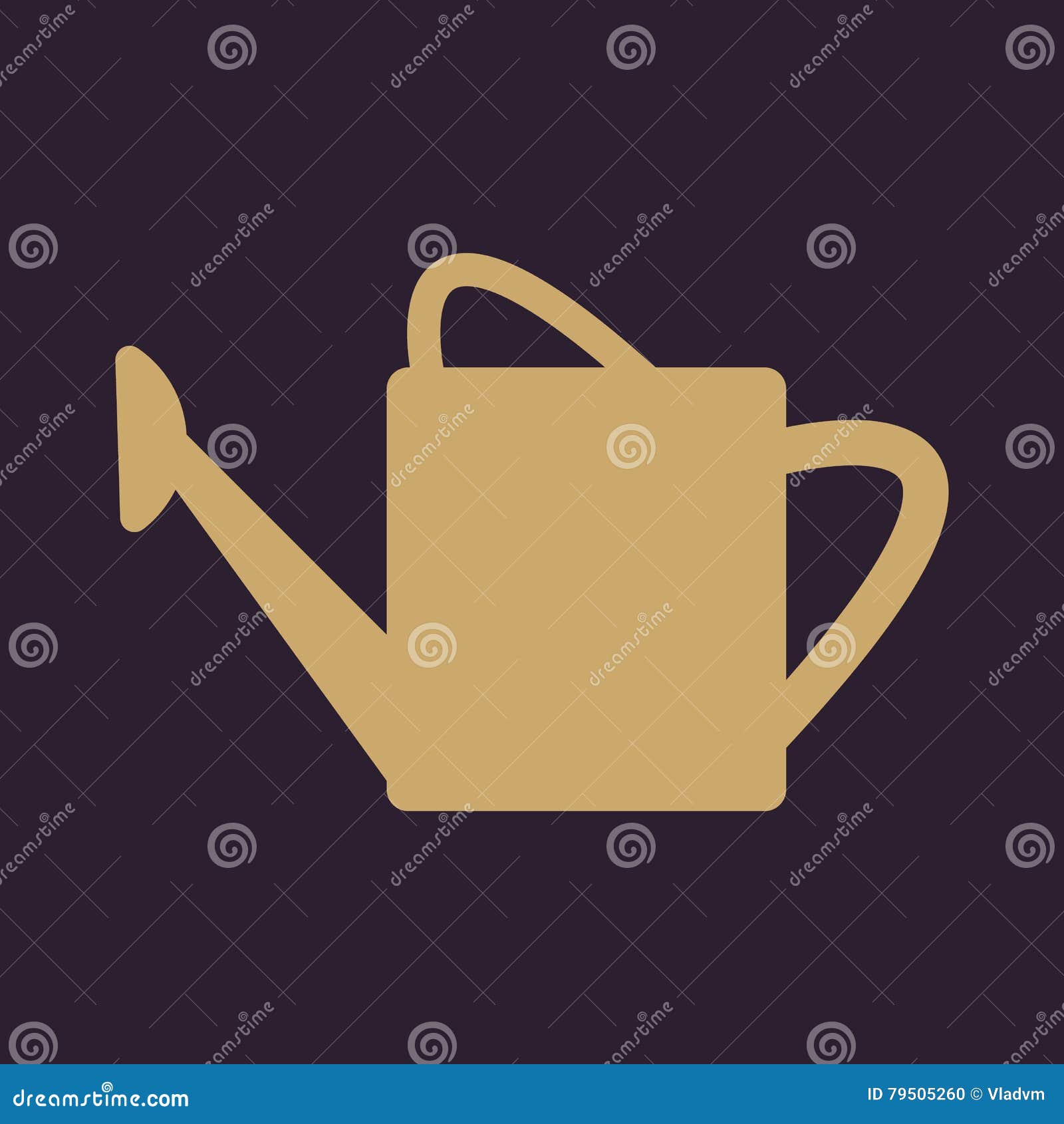 The Watering Can Icon. Irrigation Symbol Stock Vector Illustration of