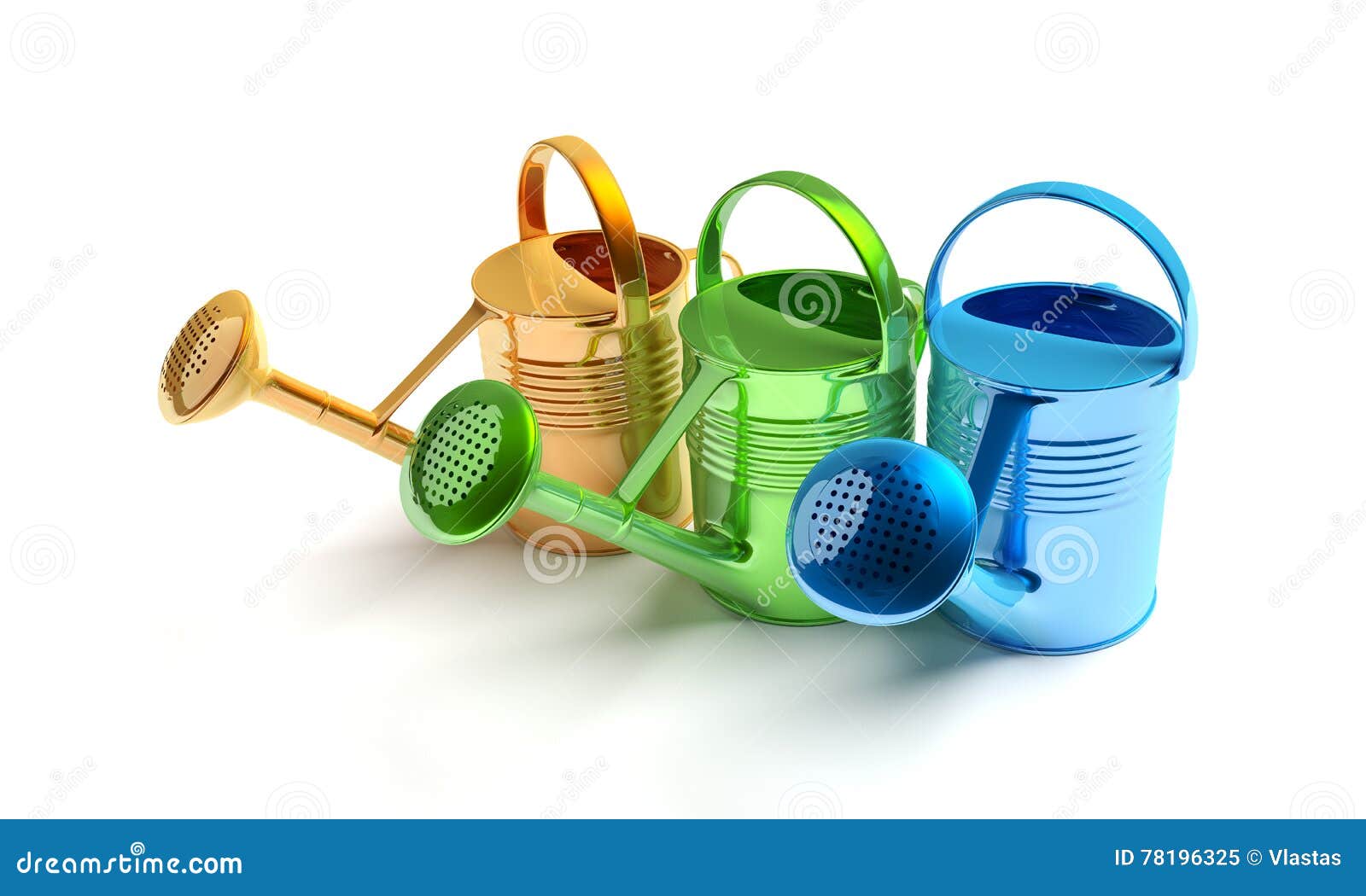 watering can on the white background