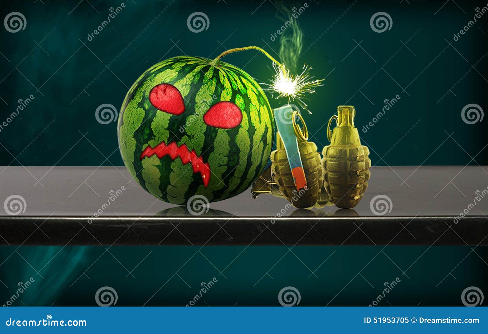 Watermelon Bombe