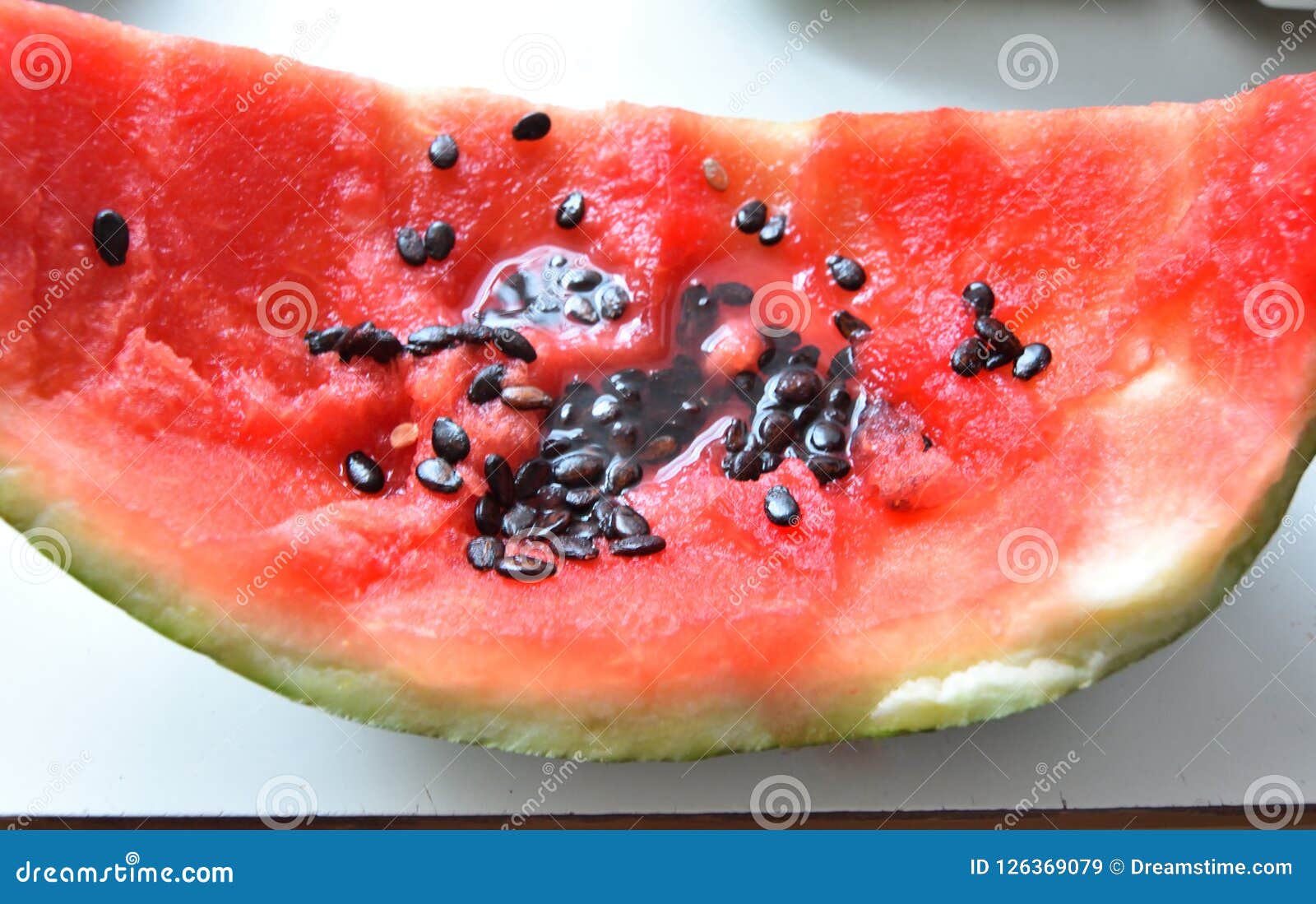 Watermelon Crust with Black Seeds Stock Image Image of table, seeds