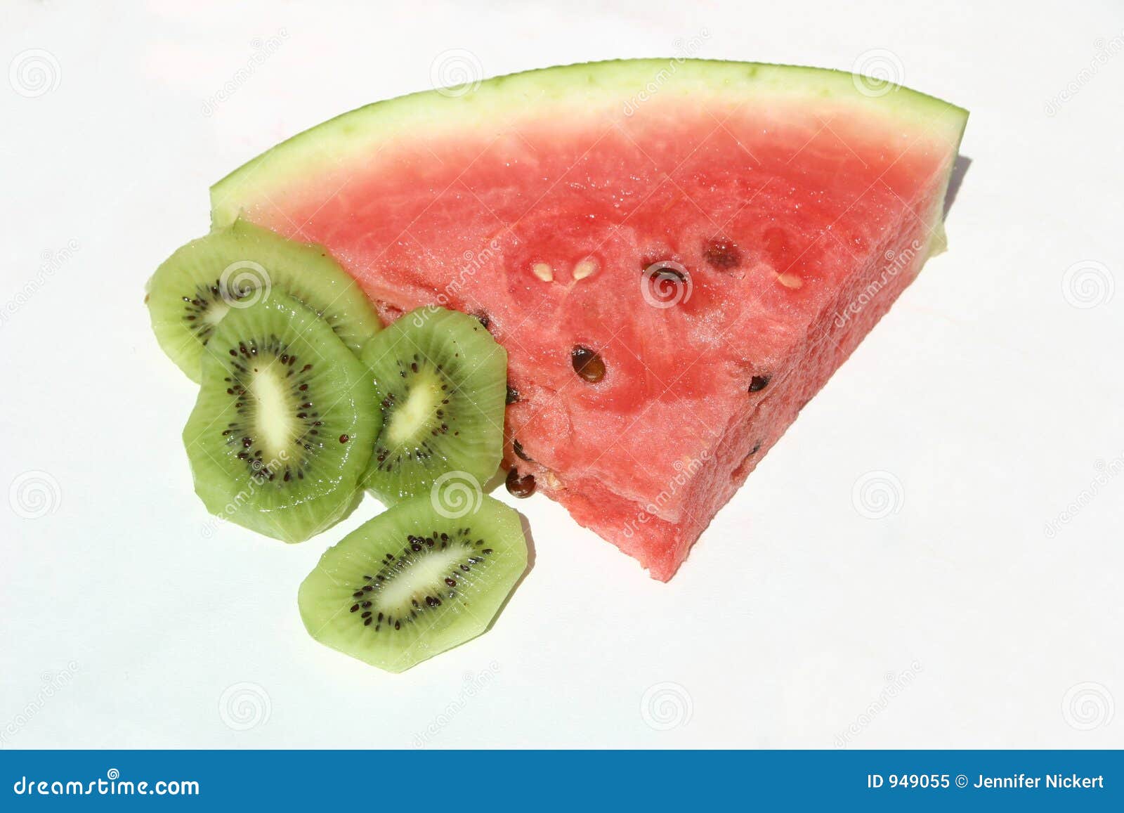 Watermelon & Kiwi 2 stock image. Image of cooling 949055
