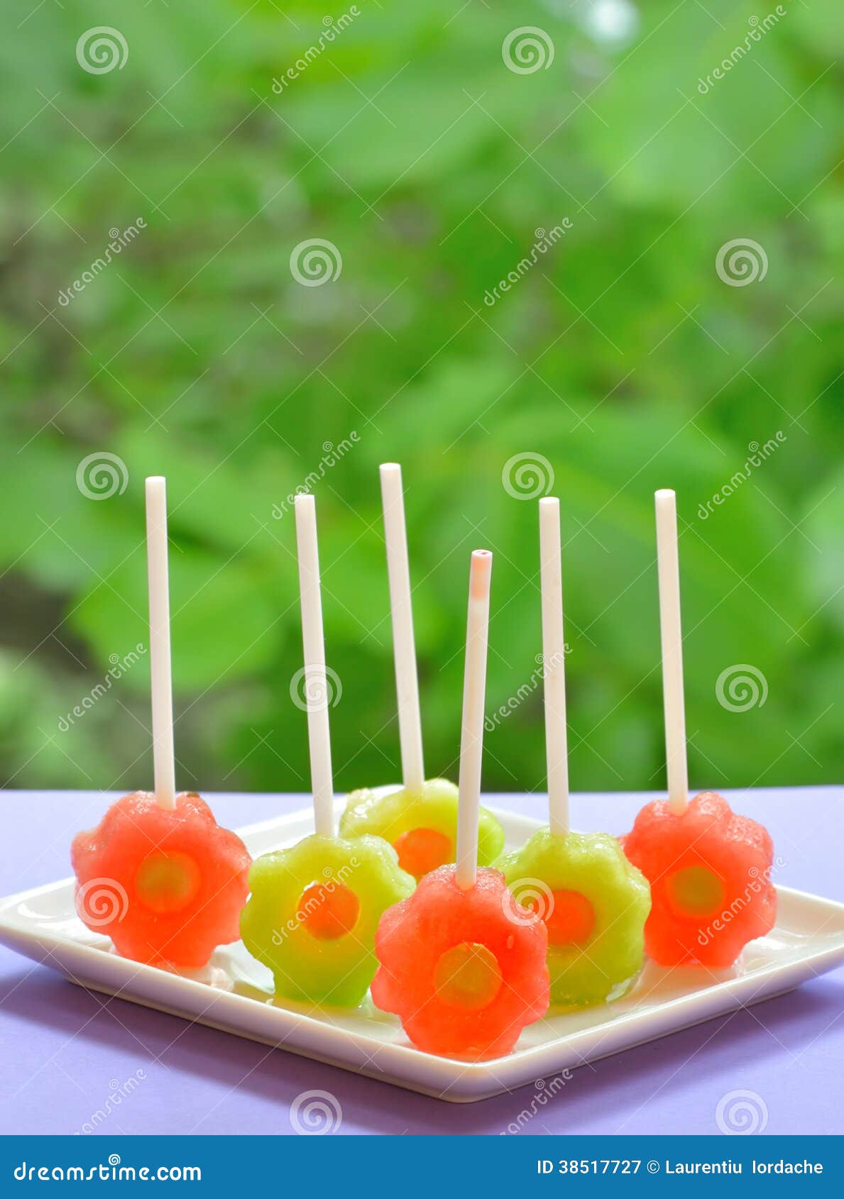 Watermelon lollipop stock image. Image of cold, fruits 38517727