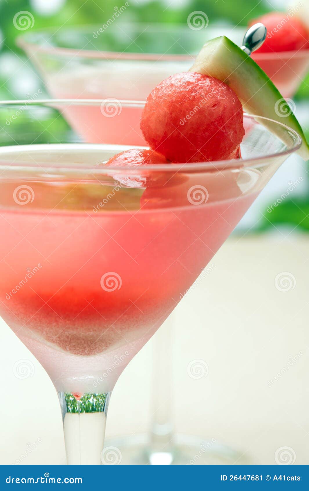 Watermelon Martini stock image. Image of glass, fresh 26447681