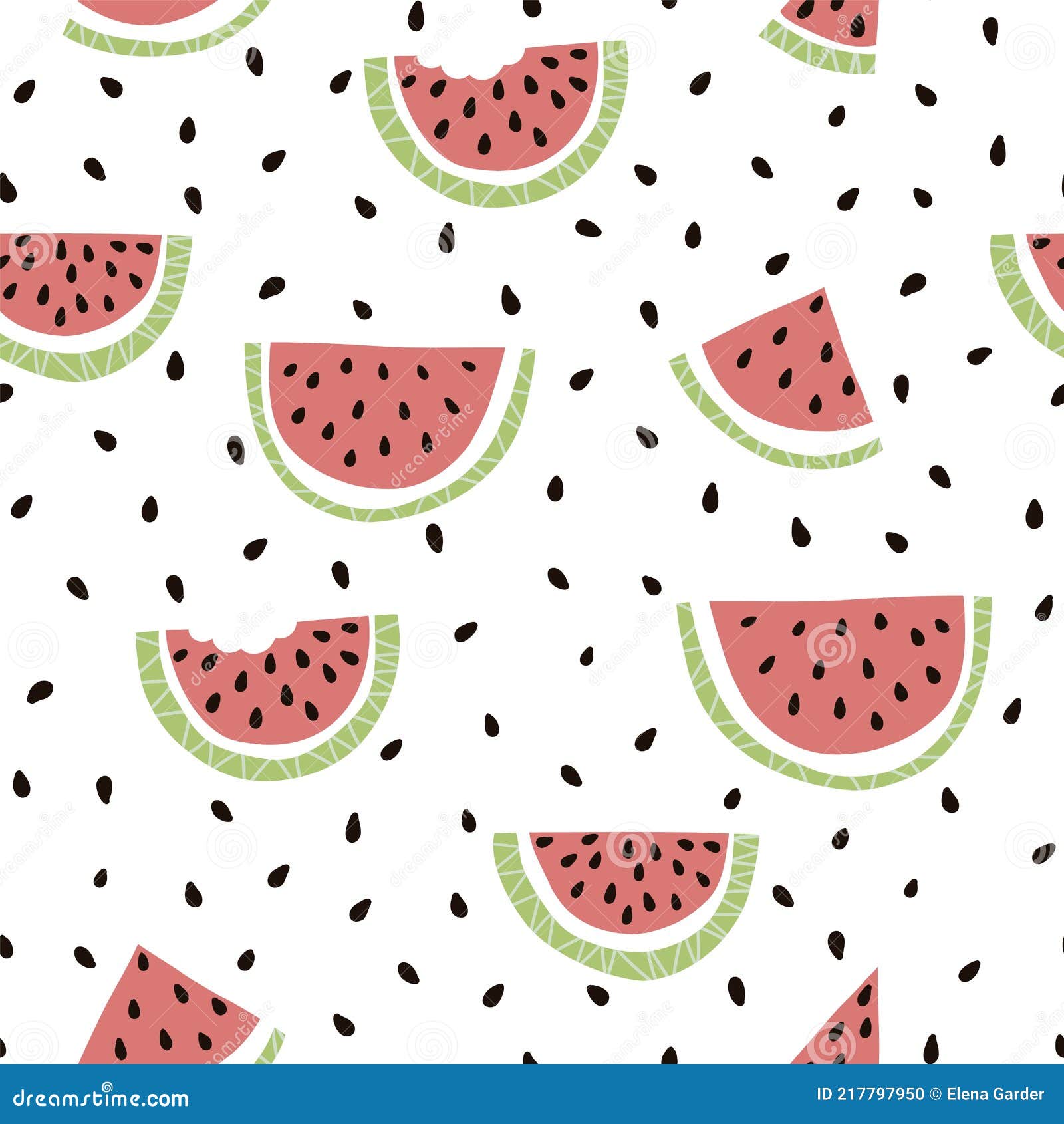 Seamless pattern with pineapples watermelon bright summer fruits i background  fruit mix design for fabric and decor Seamless  CanStock