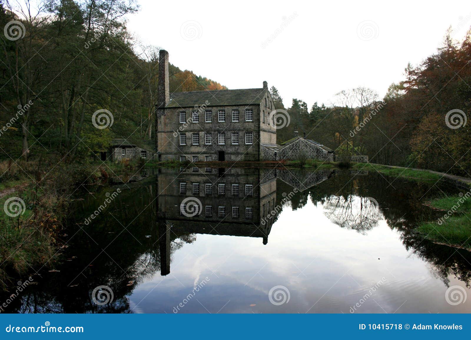 Watermill stock photo. Image of mill, craggs, peaceful 10415718