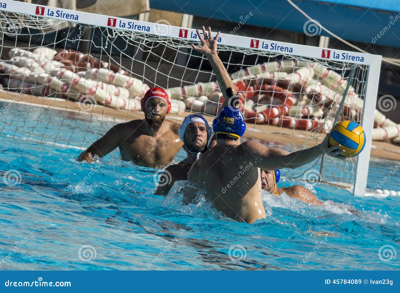 WATERPOLO MATCH - MATARO Vs ATL. BARCELONETA Editorial Stock Image ...