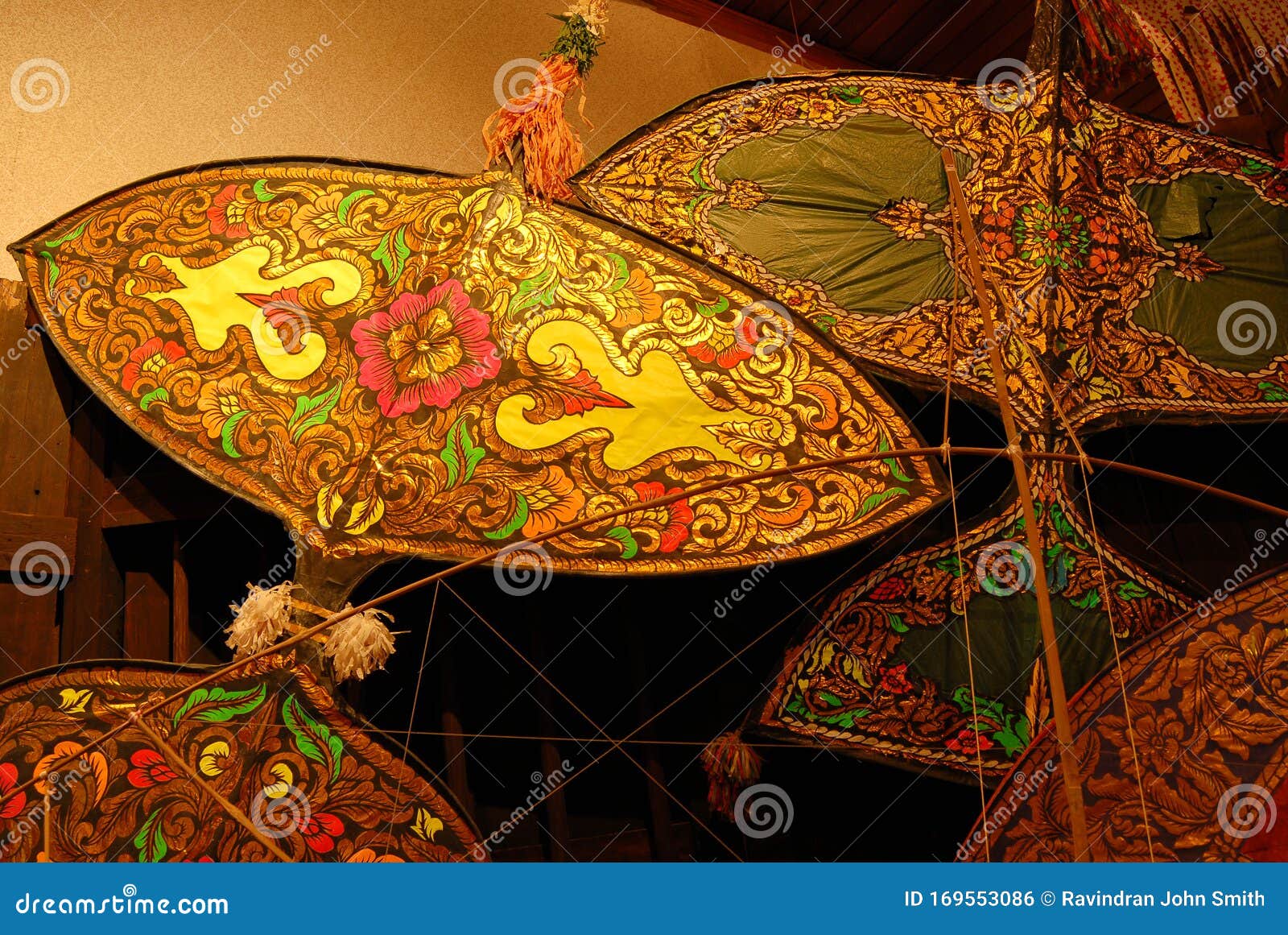 Wau bulan stock photo. Image of craft, traditional, famous - 169553086