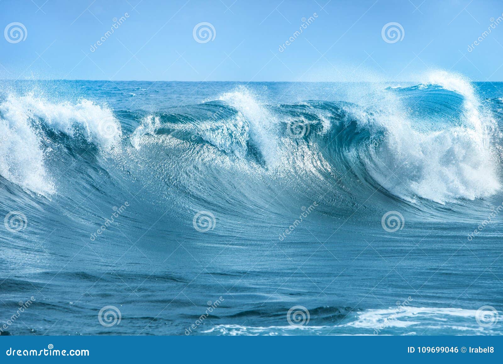 wave in atlantic ocean
