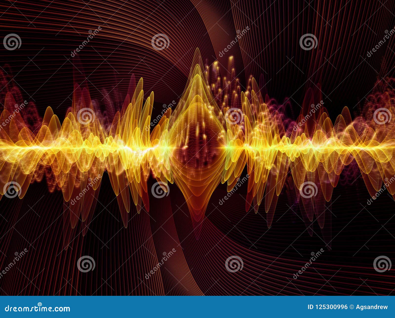 Energy of Oscillation stock illustration. Illustration of quantum