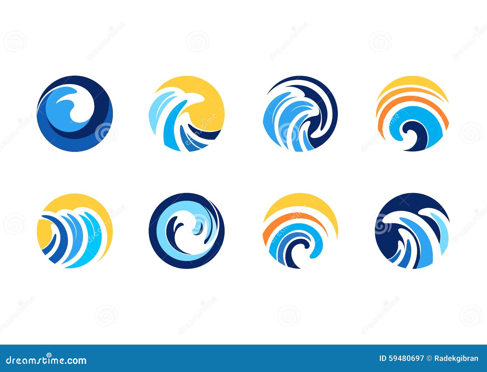 Wave, Sun, Circle, Logo, Wind, Sphere, Abstract, Swirl, Elements