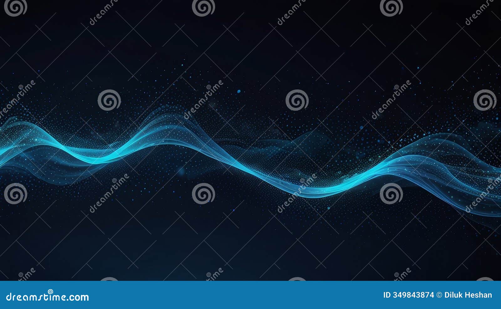 waveform smooth curved lines abstract   technological luxury background